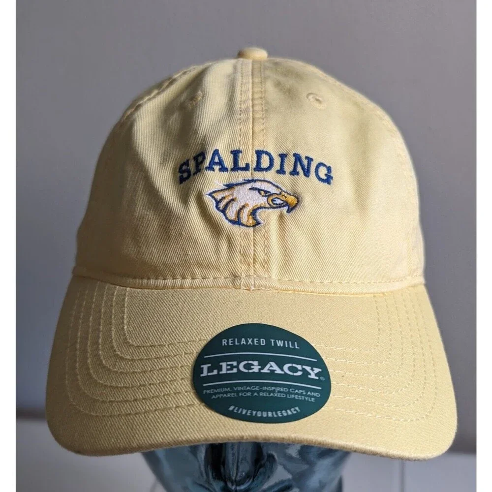 Legacy 92 Unisex  Hat Yellow Strapback  Ball Cap Spalding Eagle